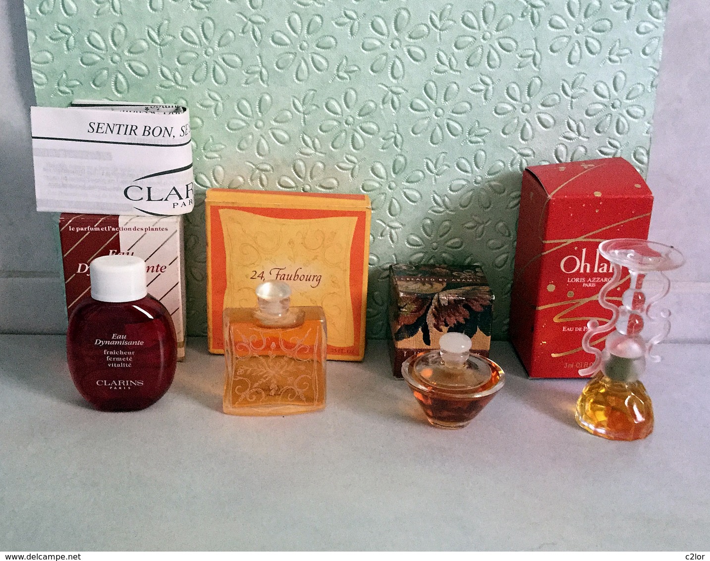 Lot De 4 Miniatures De Parfum Avec Boites (M0764) - Miniatures Womens' Fragrances (in Box)
