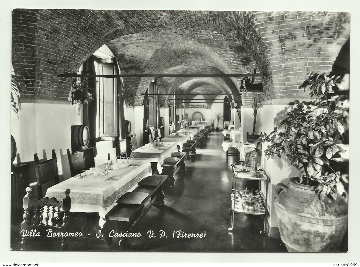 RISTORANTE  VILLA BORROMEO - S.CASCIANO VAL DI PESA ( FIRENZE ) NV FG - Firenze