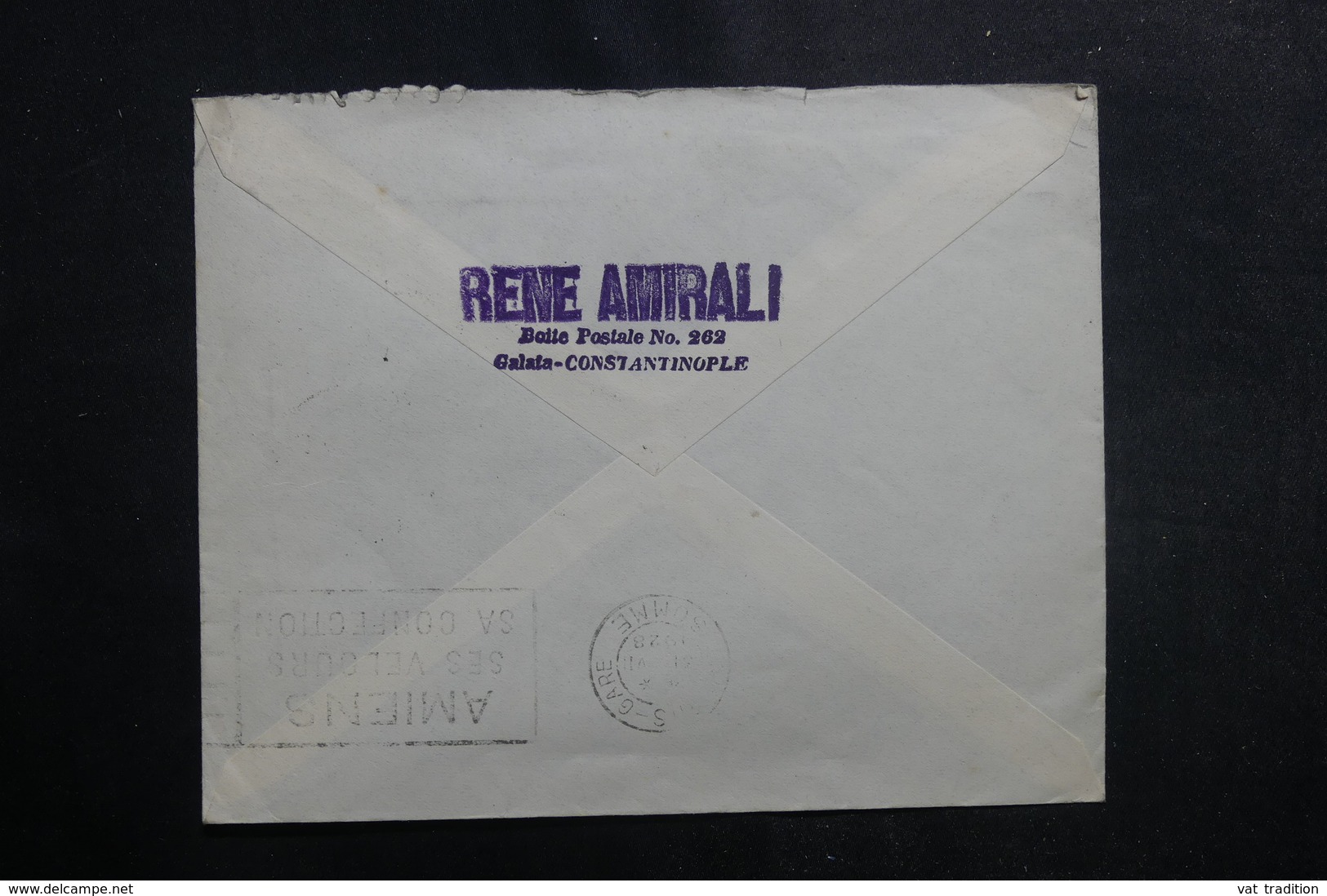 TURQUIE - Enveloppe De Constantinople Pour La France En 1928, Affranchissement Plaisant - L 40261 - Storia Postale