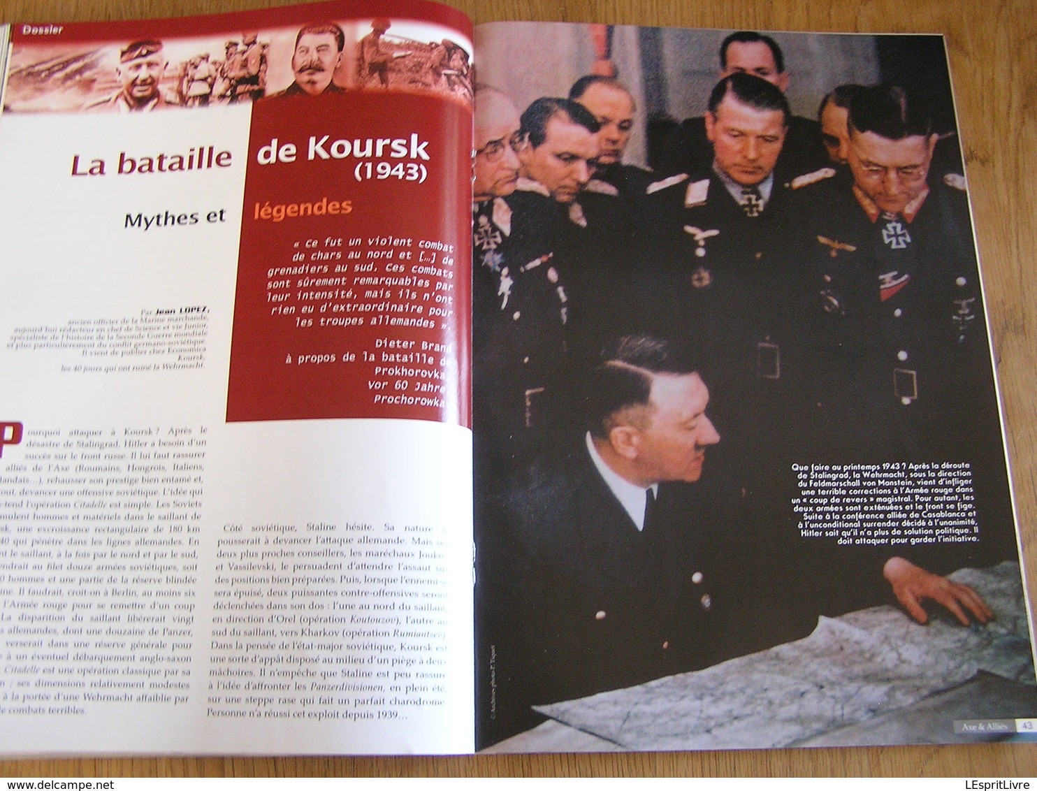 AXE ET ALLIES N° 10 Guerre 40 45 Koursk Espionnage Soviétique Patton Normandie 44 Us Vie Mondaine 3 è Reich Beaux Arts