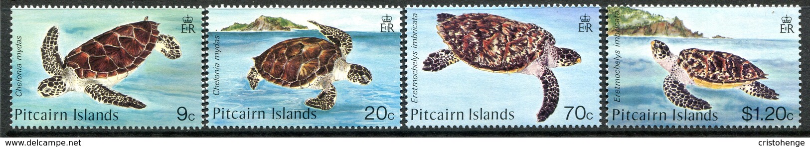 Pitcairn Islands 1986 Turtles Set LHM (SG 281-284) - Pitcairn Islands