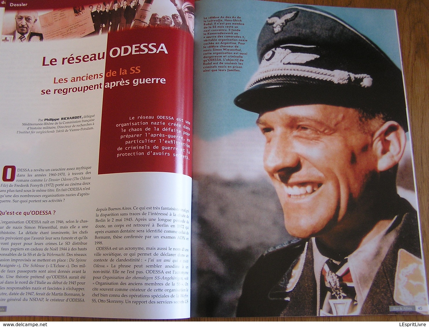 AXE ET ALLIES N° 11 Guerre 40 45 ODESSA Réseaux Fuite Nazis Evasion Nazi Mers El Kébir Amgot Uniforme Allemand Gehlen