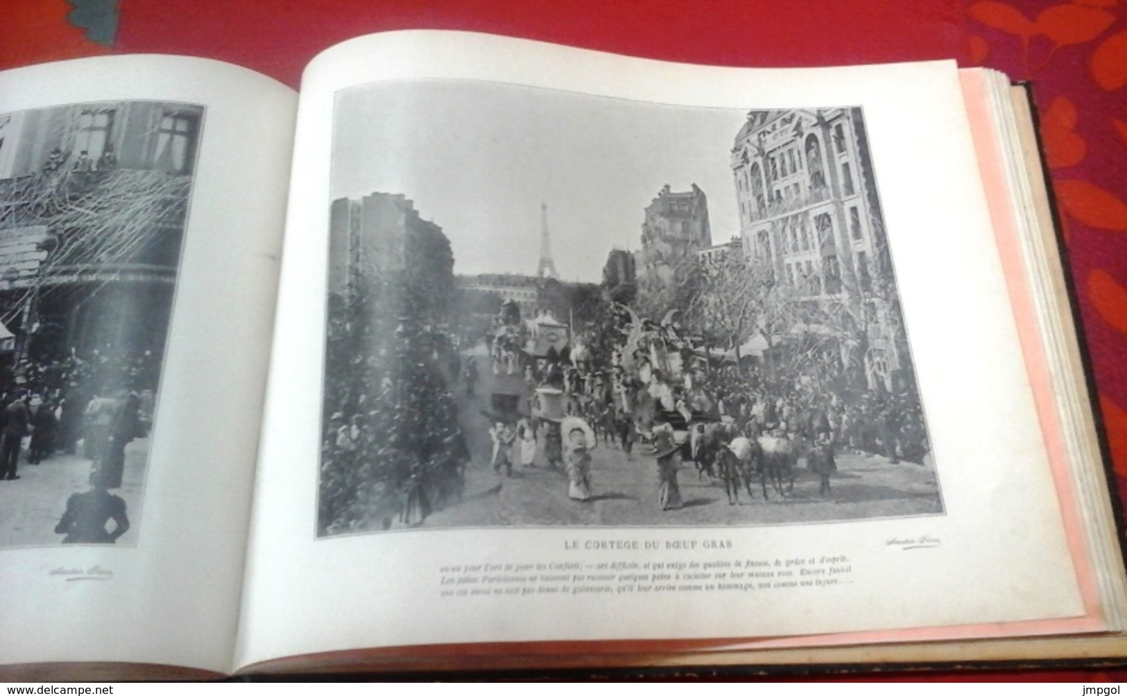 Reliure Le Panorama Paris Qui s'amuse 1890 9 Numéros Café Concert Yvette Guilbert, Polaire, Cléo de Mérode,La Goulue...