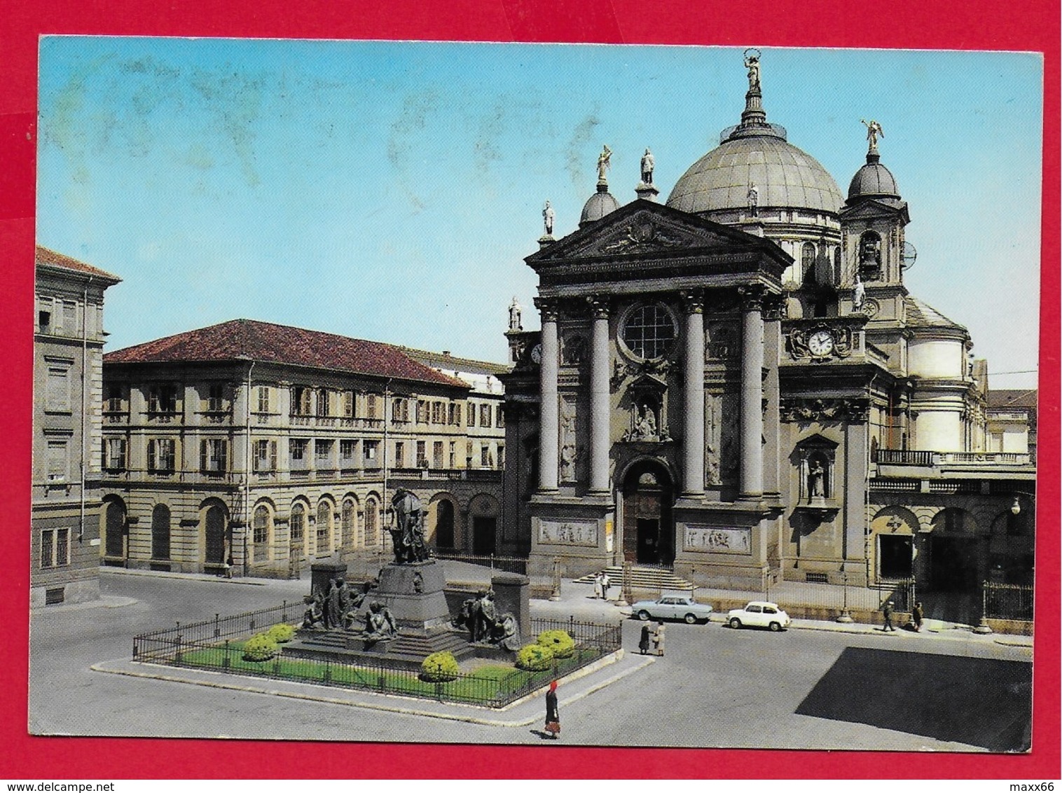 CARTOLINA VG ITALIA - TORINO - Basilica Di Maria Ausiliatrice - Monumento A S. Giovanni Bosco - 10 X 15 - 1965 - Churches