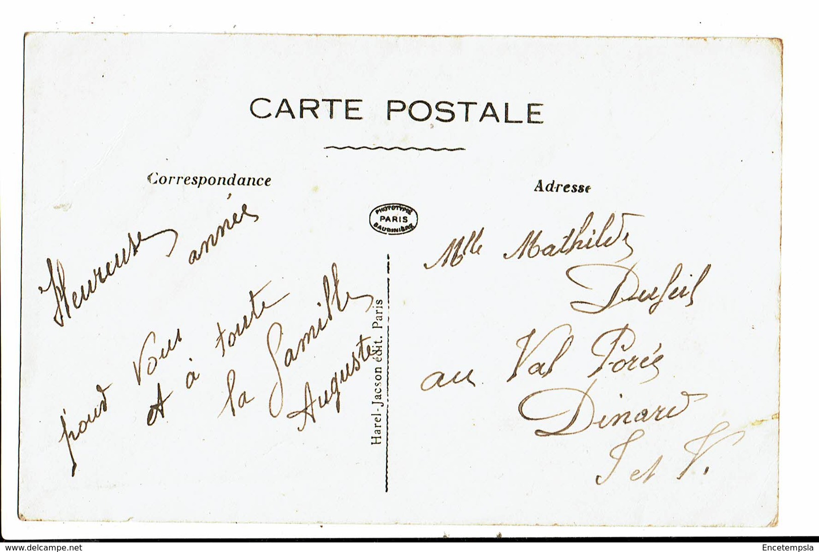 CPA-Carte Postale -France Bonne Année- Avec Un Bouquet De Plantes    VM5771 - Nouvel An