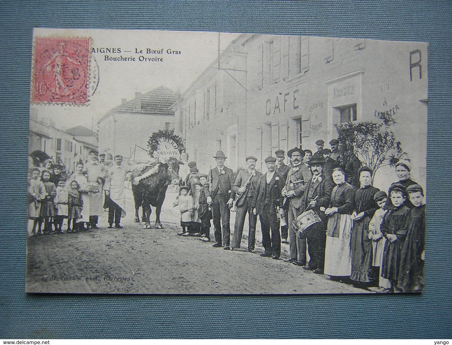 BAIGNES - LE BOEUF GRAS - BOUCHERIE ORVOIRE - Autres & Non Classés