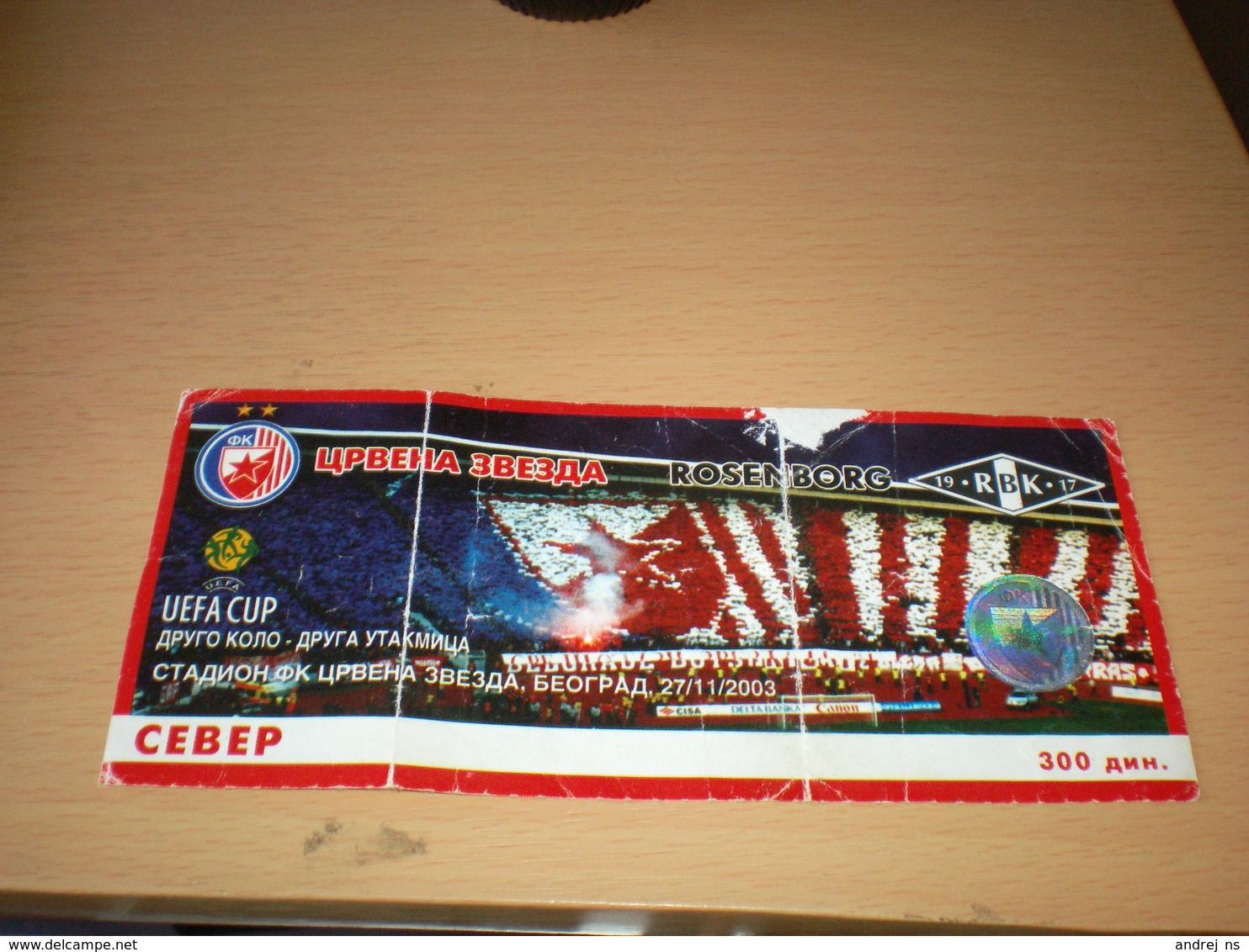 Football Crvena Zvezda Rosenborg - Tickets - Vouchers