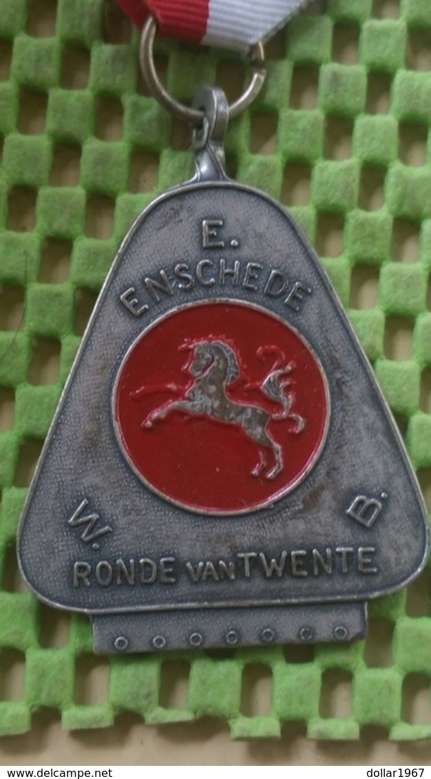 Medaille :Netherlands  - Enschede - E.W.B Ronde Van Twente. .  / Vintage Medal - Walking Association - Sonstige & Ohne Zuordnung