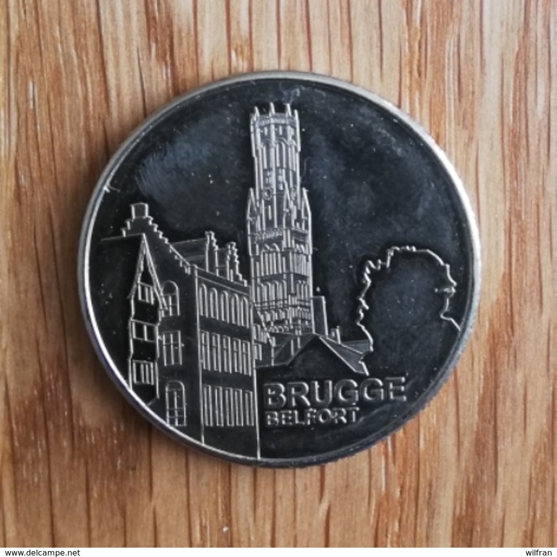 3247 Vz Brugge Belfort - Kz Belgian Heritage Collectors Coin - Autres & Non Classés