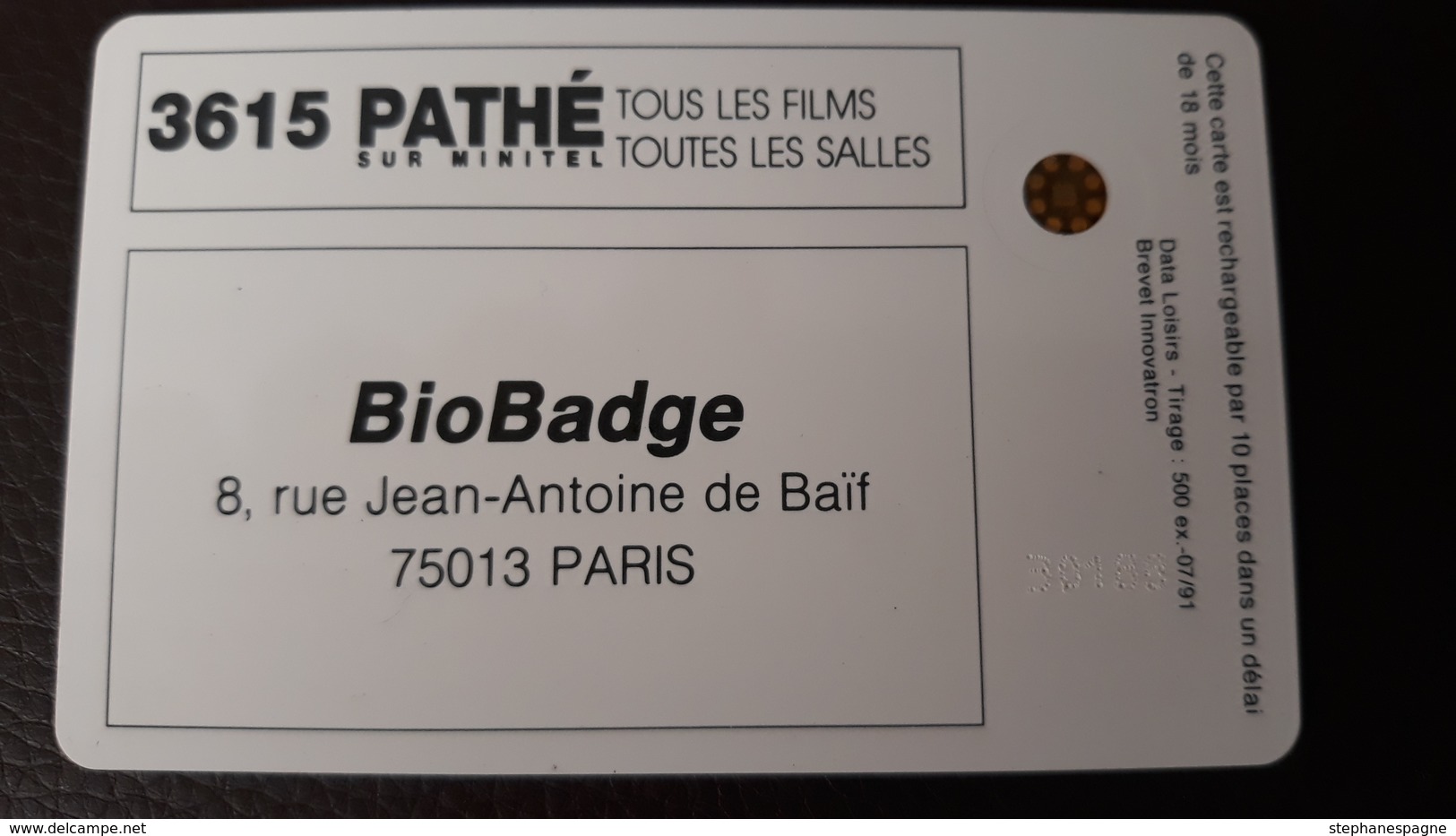 CINECARTE PATHE N° 49 - Biobadge " MARIÉE CHINOISE" - LUXE- NEUVE? 500EX - Movie Cards