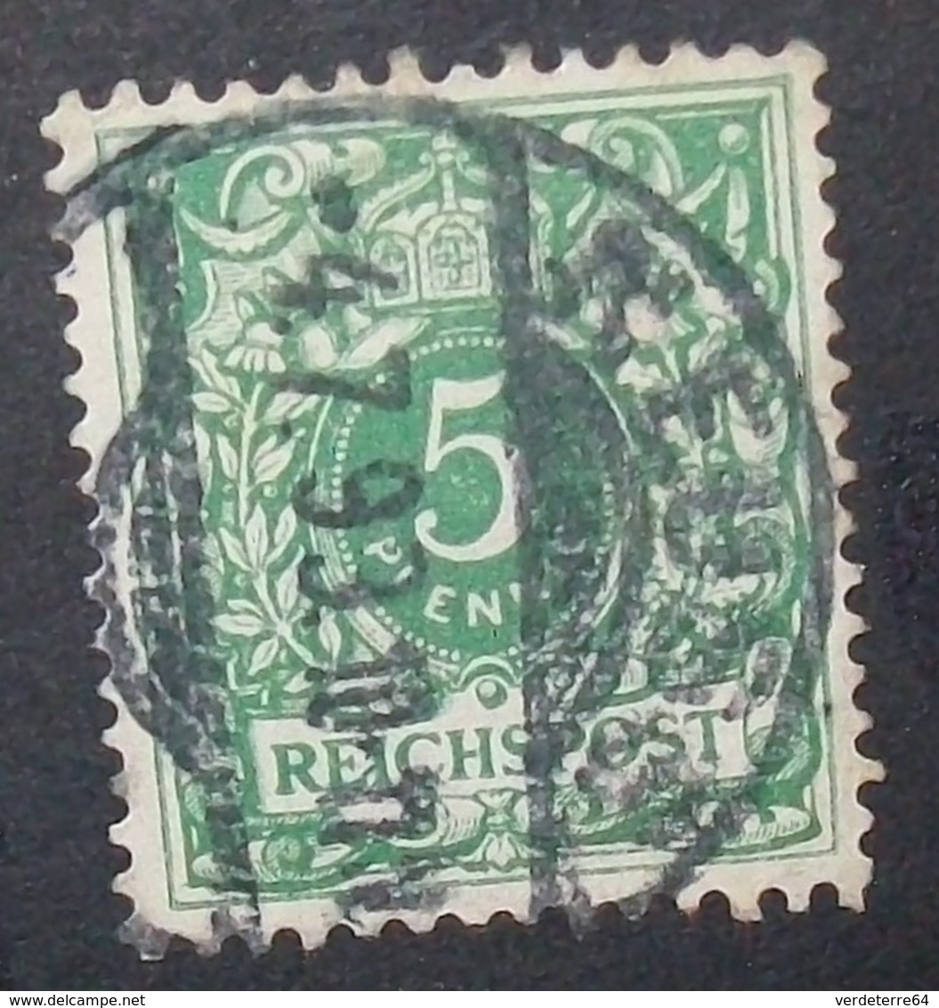 N°208B TIMBRE DEUTSCHES REICH  OBLITERE AVEC SIGNATURE GEPRUFT - Used Stamps