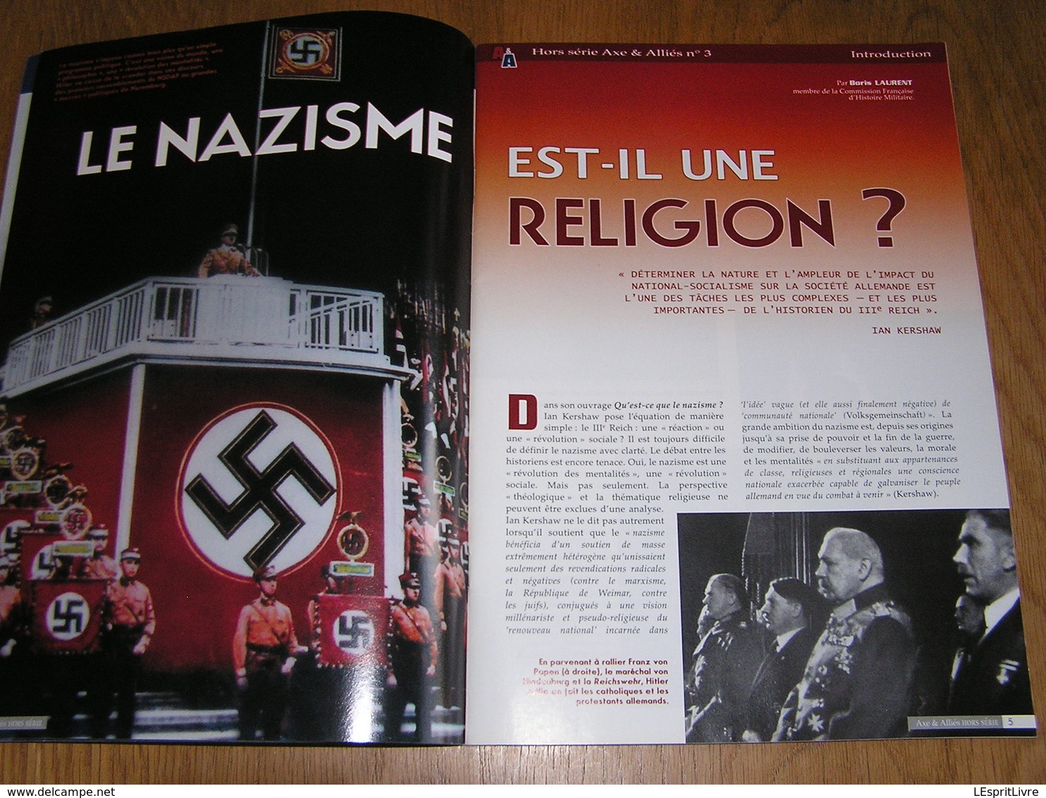 AXE ET ALLIES Hors Série N° 3 Guerre 40 45 Nazisme Idéologie Nazie SS Hitler Himmler Ordre Noir Société Secrète Thulé - Guerre 1939-45