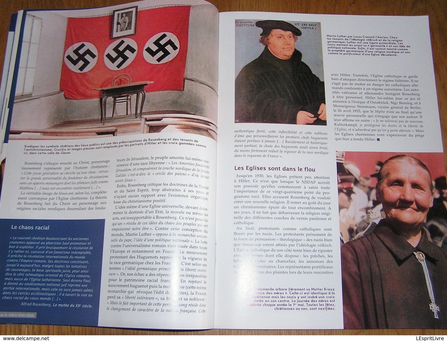 AXE ET ALLIES Hors Série N° 3 Guerre 40 45 Nazisme Idéologie Nazie SS Hitler Himmler Ordre Noir Société Secrète Thulé