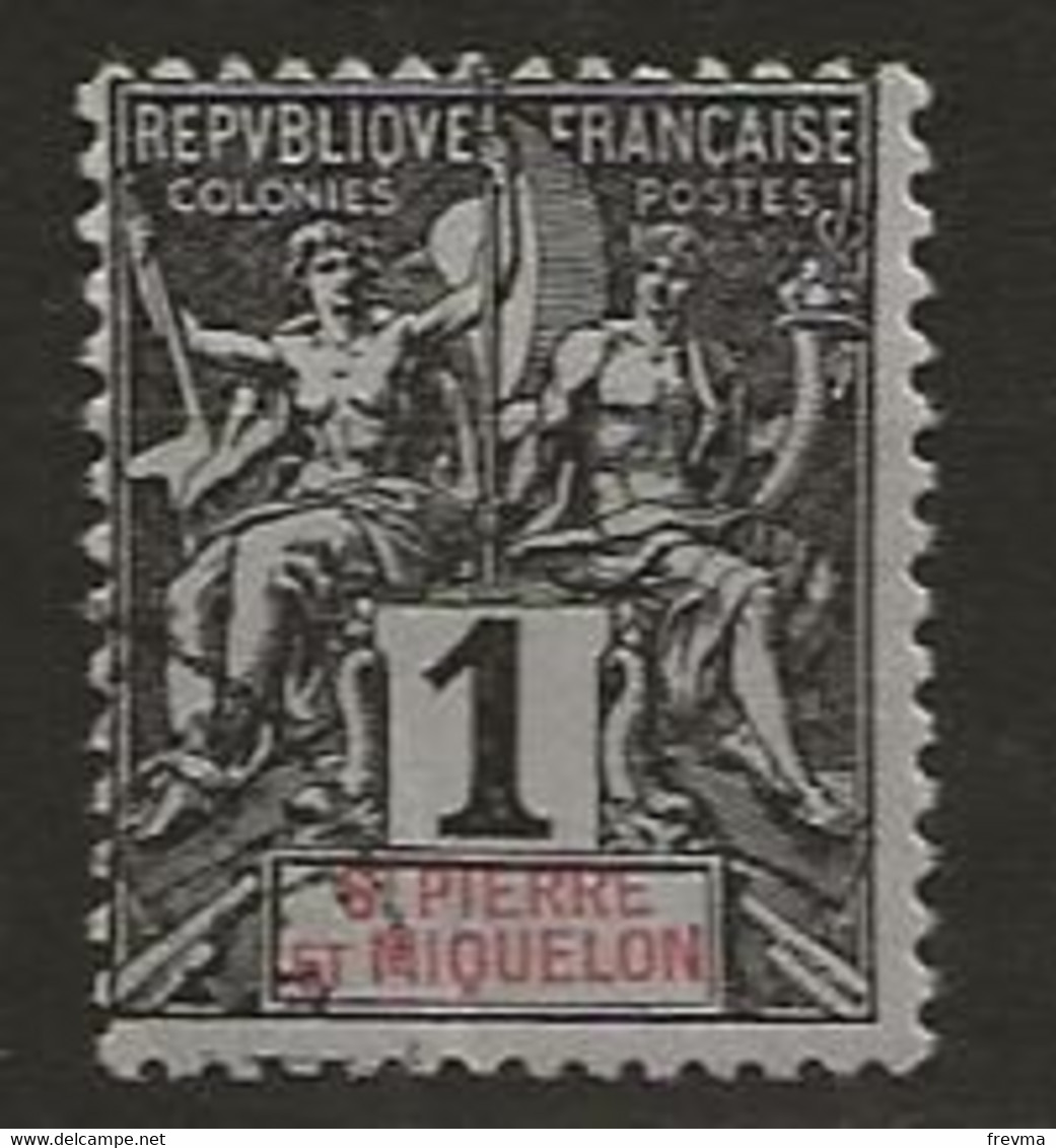 Saint Pierre Et Miquelon 1892 Yvert N° 89 - Usados