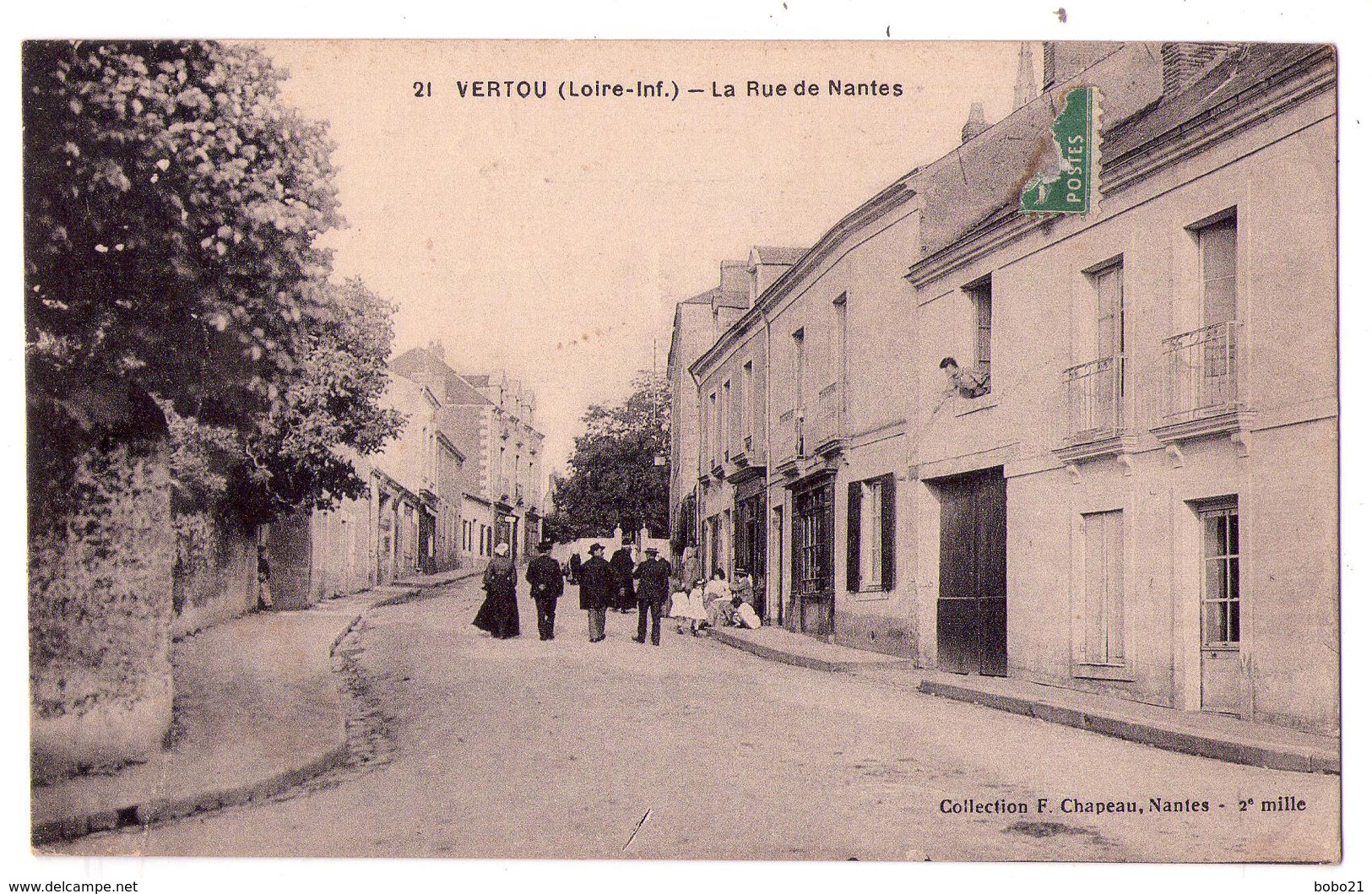 5333 - Vertou ( 44 ) - La Rue De Nantes - N°21 - Coll. F. Chapeau à Nantes - - Sonstige & Ohne Zuordnung