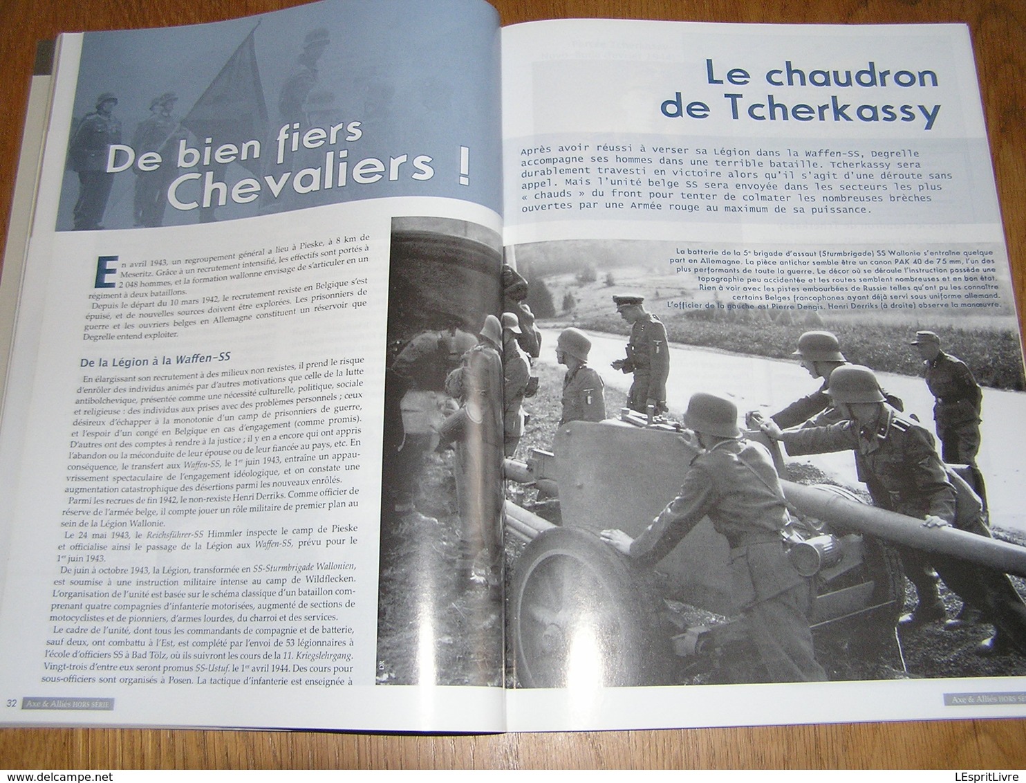 AXE ET ALLIES Hors Série N° 10 Guerre 40 45 Légion Wallonne Wallonie Degrelle Rex Wallonien Tcherkassy Waffen SS Russie