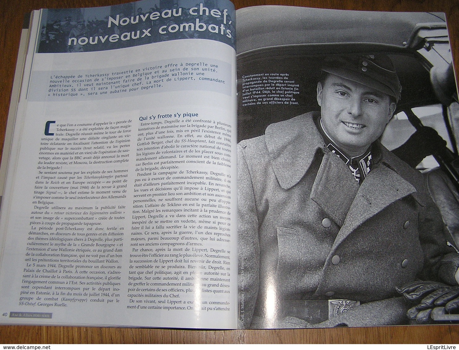 AXE ET ALLIES Hors Série N° 10 Guerre 40 45 Légion Wallonne Wallonie Degrelle Rex Wallonien Tcherkassy Waffen SS Russie