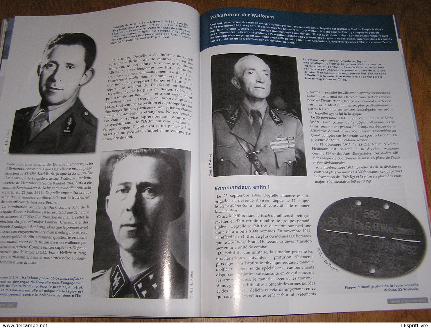 AXE ET ALLIES Hors Série N° 10 Guerre 40 45 Légion Wallonne Wallonie Degrelle Rex Wallonien Tcherkassy Waffen SS Russie