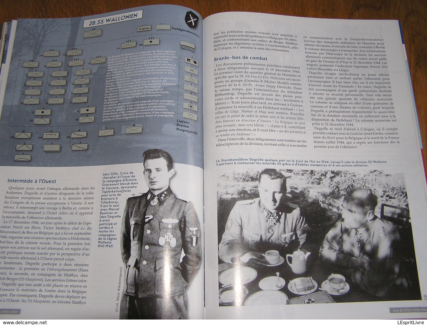 AXE ET ALLIES Hors Série N° 10 Guerre 40 45 Légion Wallonne Wallonie Degrelle Rex Wallonien Tcherkassy Waffen SS Russie