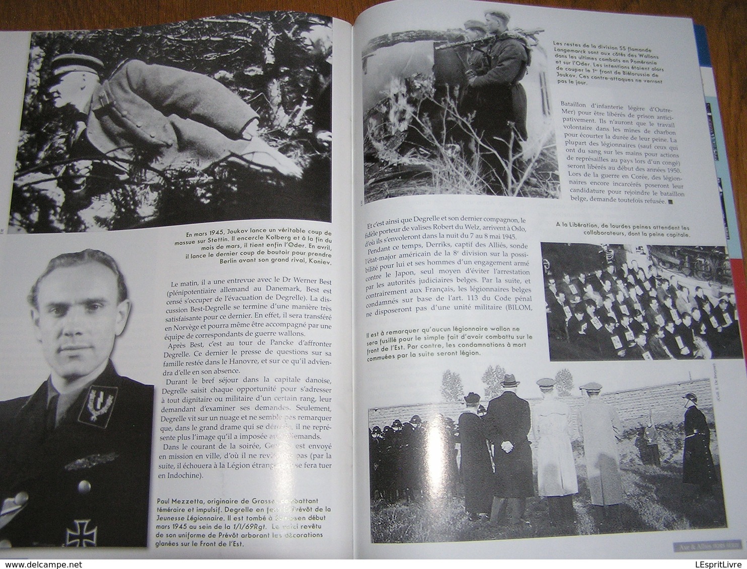 AXE ET ALLIES Hors Série N° 10 Guerre 40 45 Légion Wallonne Wallonie Degrelle Rex Wallonien Tcherkassy Waffen SS Russie