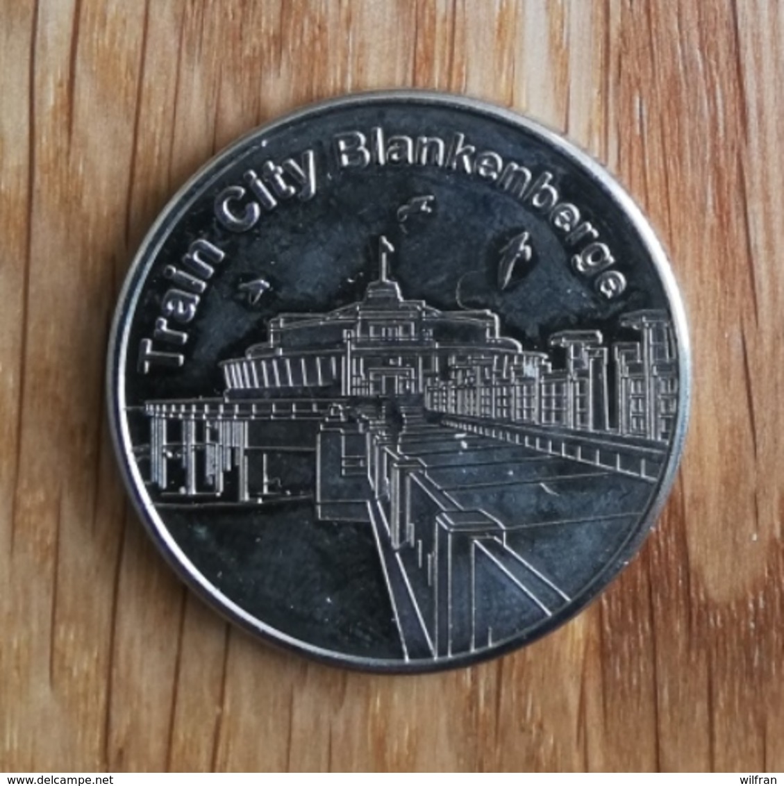 3252 Vz Train City Blankenberge - Kz Belgian Heritage Collectors Coin - Autres & Non Classés