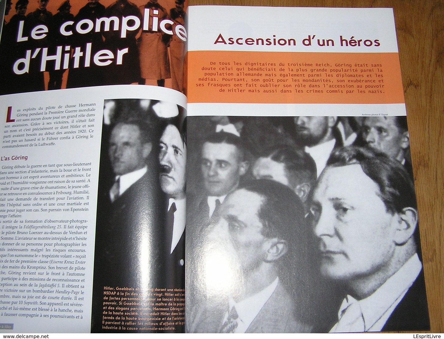 LES DOSSIERS D' AXE ET ALLIES N° 1 Guerre 40 45 Göring Complice De Hitler 3 è Reich Chef Luftwaffe Aviation Pilleur Art - Guerre 1939-45