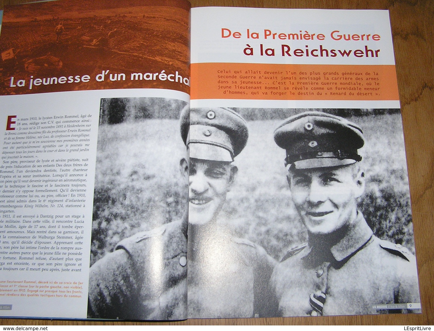 LES DOSSIERS D' AXE ET ALLIES N° 2 Guerre 40 45 Rommel Meuse Afrique Afrikakorps Mur Atlantique Normandie Complot Hitler - Guerre 1939-45