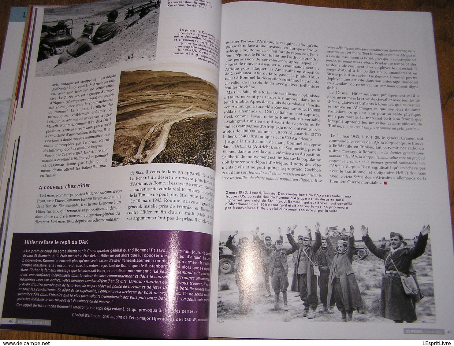 LES DOSSIERS D' AXE ET ALLIES N° 2 Guerre 40 45 Rommel Meuse Afrique Afrikakorps Mur Atlantique Normandie Complot Hitler