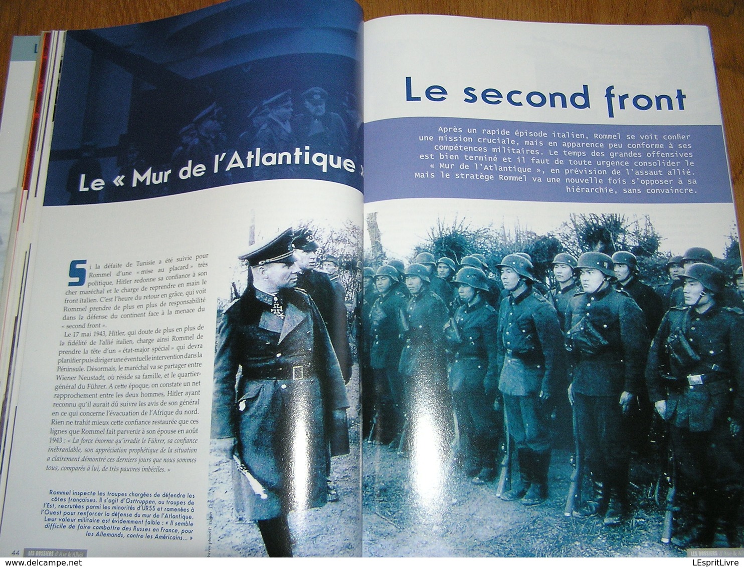 LES DOSSIERS D' AXE ET ALLIES N° 2 Guerre 40 45 Rommel Meuse Afrique Afrikakorps Mur Atlantique Normandie Complot Hitler