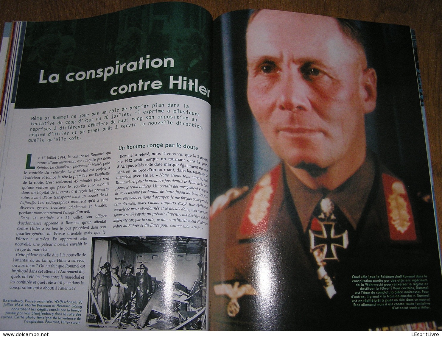 LES DOSSIERS D' AXE ET ALLIES N° 2 Guerre 40 45 Rommel Meuse Afrique Afrikakorps Mur Atlantique Normandie Complot Hitler