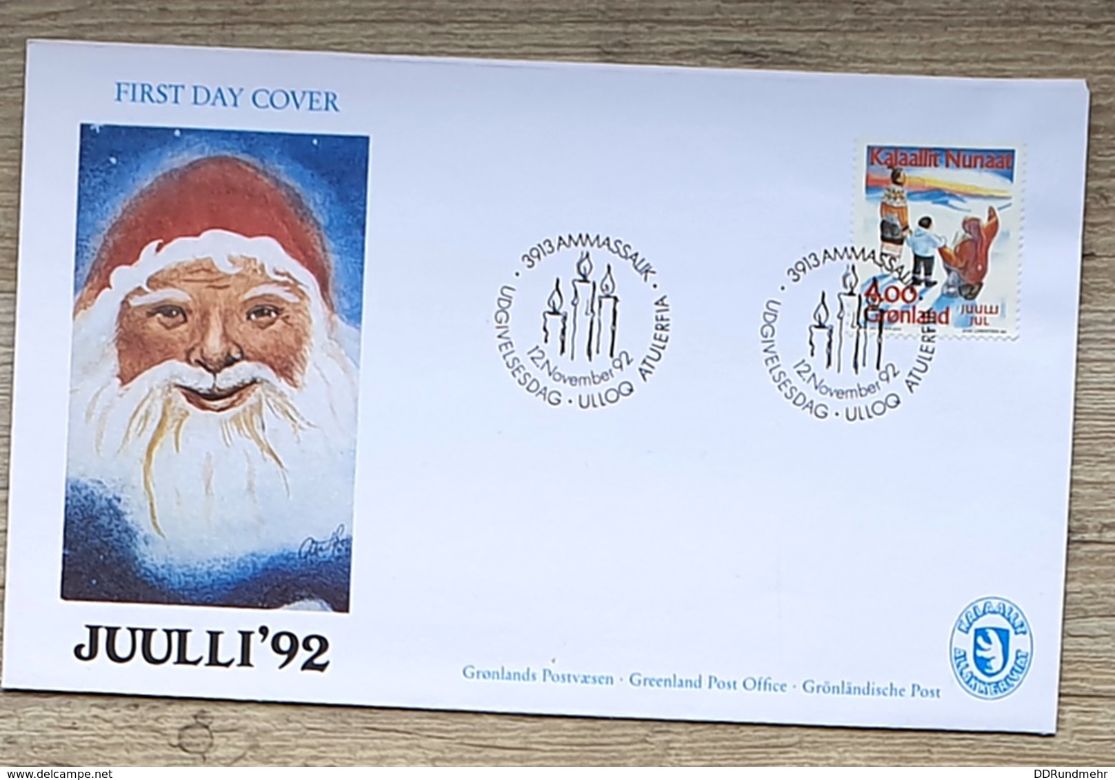 1992 12. Nov. Weihnachten FDC Mi GL 229 Yt GL 217 Sg GL 245 AFA GL 230 Un GL 217 - FDC