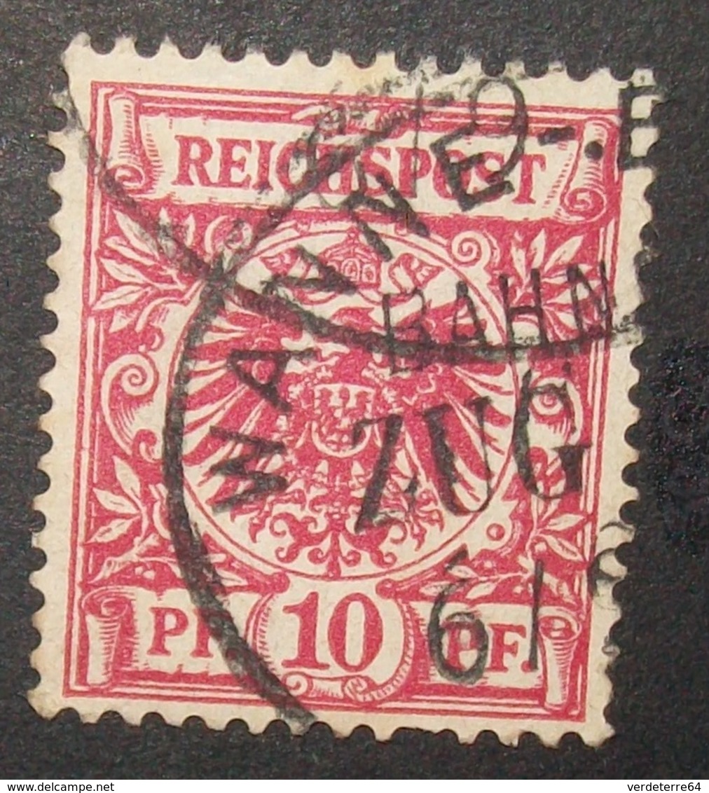 N°234B TIMBRE DEUTSCHES REICH  OBLITERE AVEC SIGNATURE GEPRUFT - Gebraucht