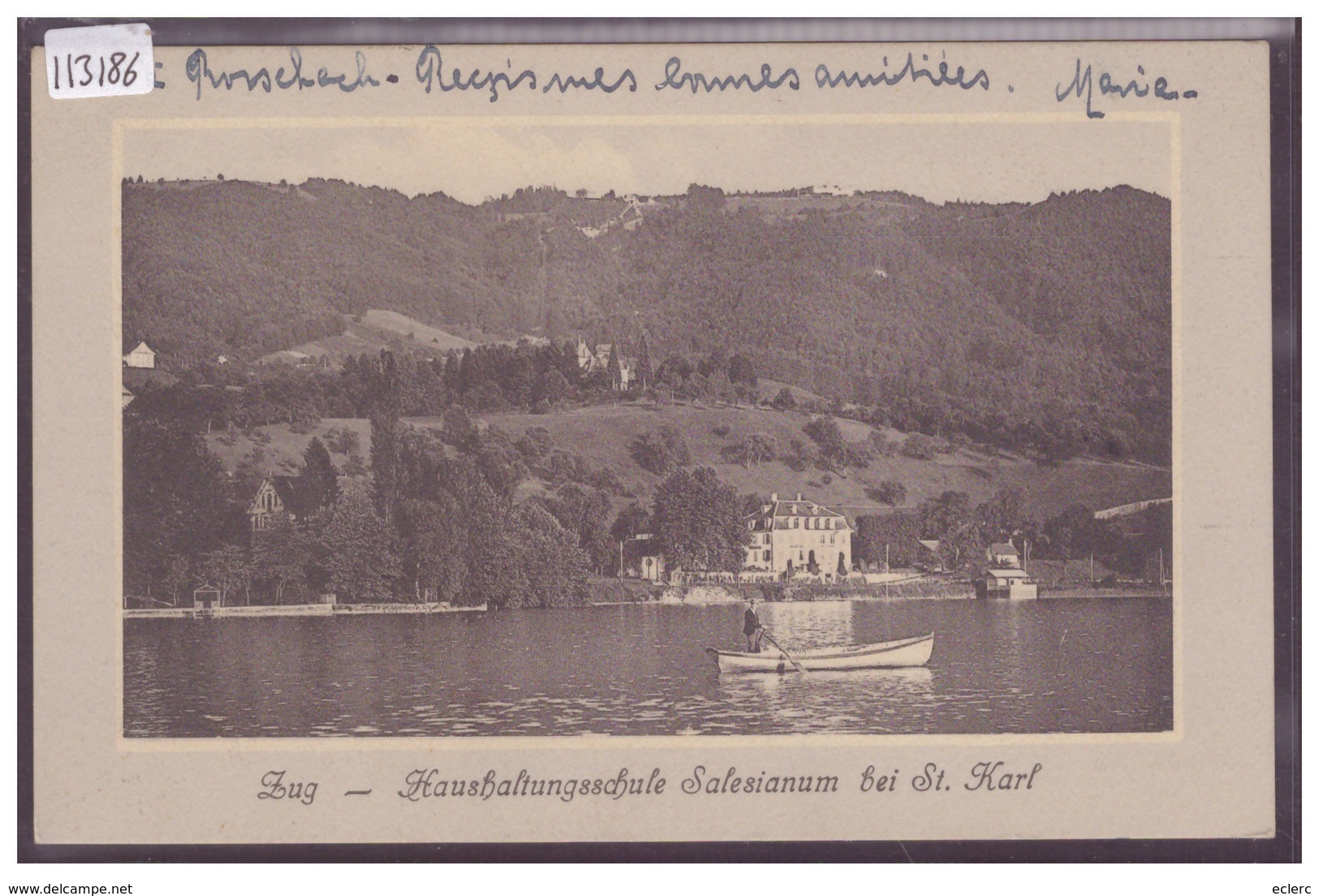 ZUG - HAUSHALTUNGSSCHULE SALESIANUM BEI ST KARL - TB - Zug