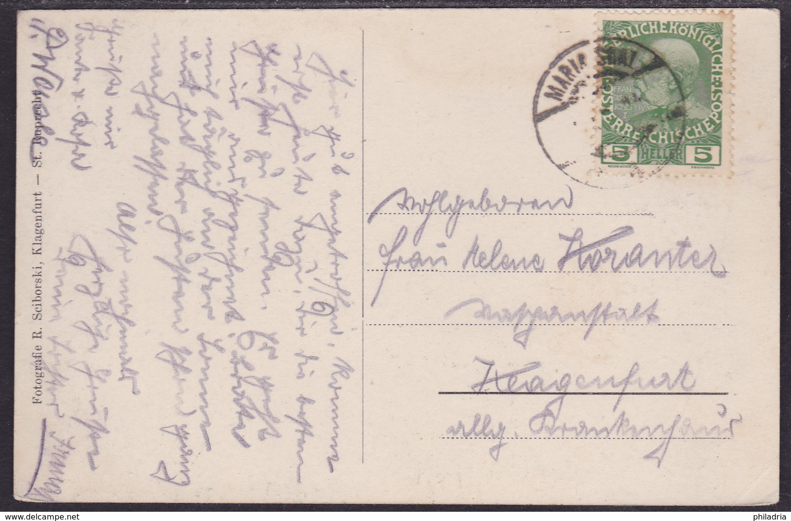 Maria Saal - Gospa Sveta, Genetal View, Mailed 1914 - Altri & Non Classificati