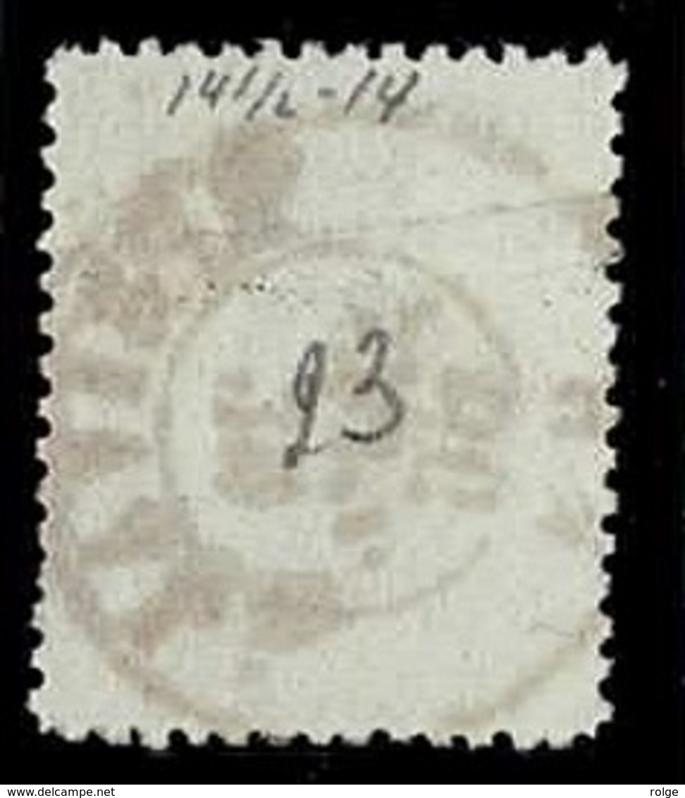 +MW-4322   ENSIVAL   Dubbel Cirkel  OCB  23 - 1866-1867 Petit Lion