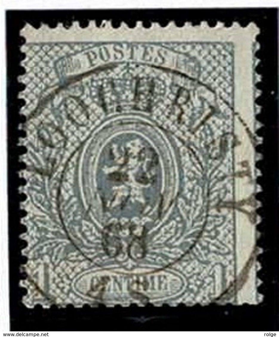 +MW-4323   LOOCHRISTY   Dubbel Cirkel  OCB  23 - 1866-1867 Petit Lion