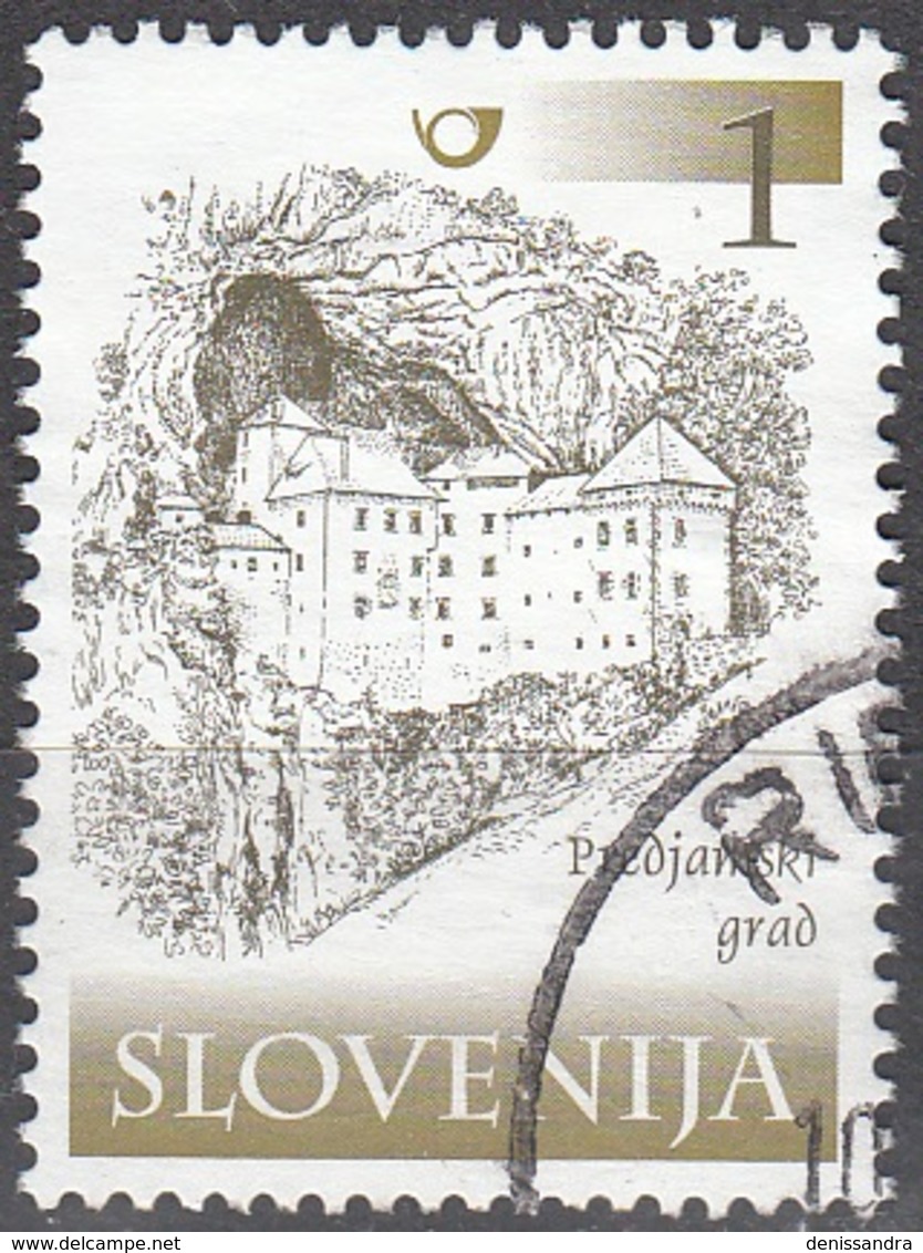 Slovenija 2000 Michel 298 O Cote (2006) 0.10 Euro Château De Predjama Cachet Rond - Slovénie