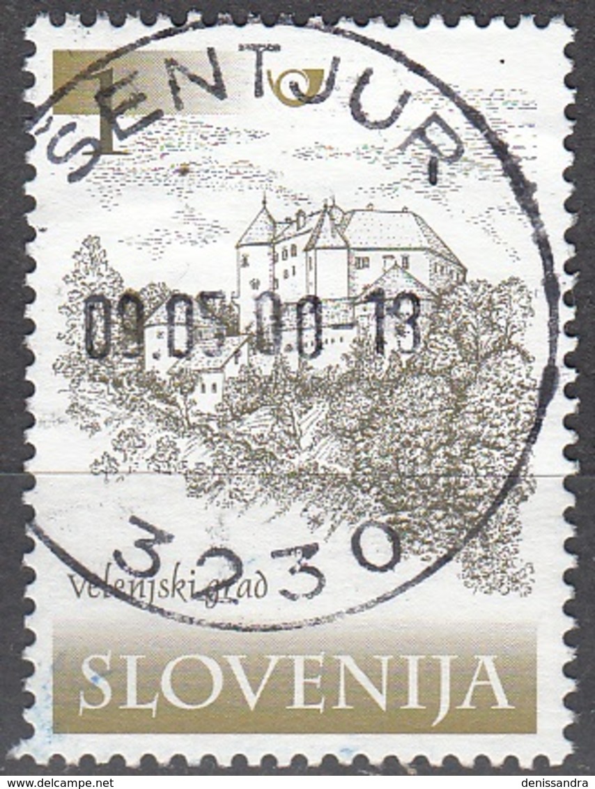 Slovenija 2000 Michel 299 O Cote (2006) 0.10 Euro Château De Velenje Cachet Rond - Slovénie