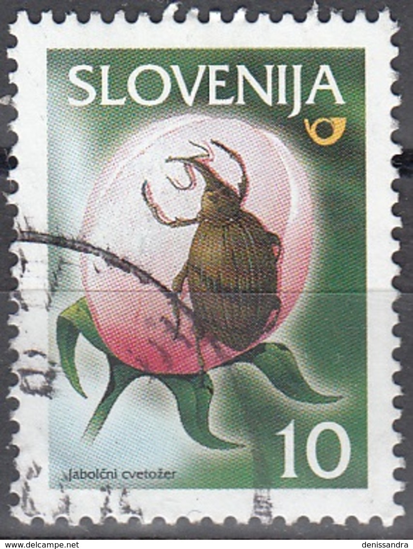Slovenija 2000 Michel 302 O Cote (2006) 0.20 Euro Coléoptère L'anthonome Du Pommier Cachet Rond - Slovénie