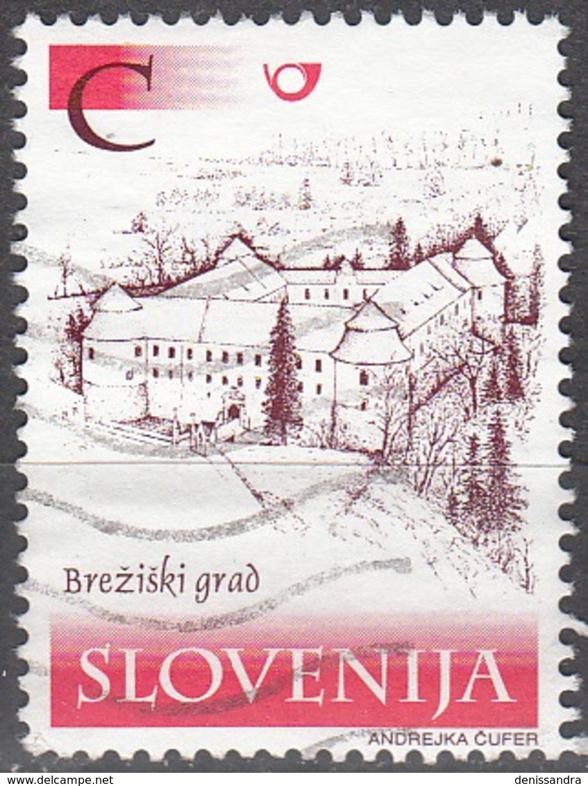 Slovenija 2001 Michel 370 O Cote (2006) 1.00 Euro Château De Brezice - Slovénie
