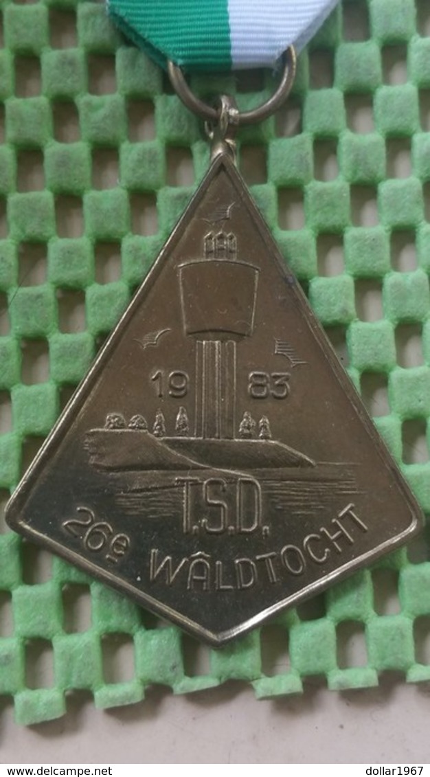 Medaille :Netherlands  - T.S.D 26 E Wandelclub Utrecht 1983.  / Vintage Medal - Walking Association - Andere & Zonder Classificatie