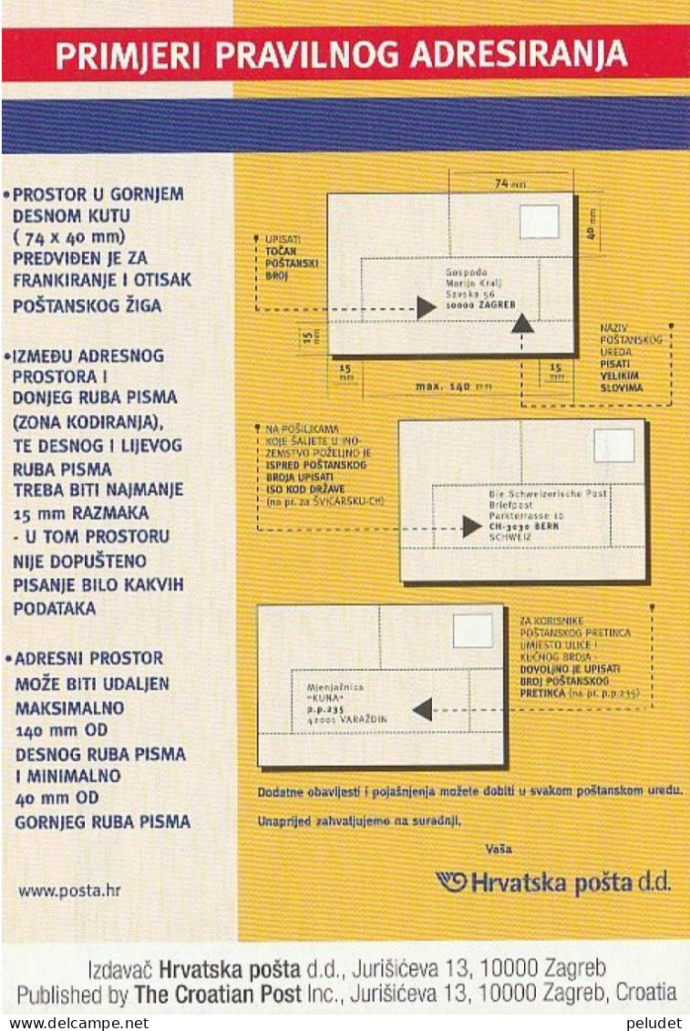 CROATIA - CHRISTMAS 2002 - BOOKLET ** - Mi 626, Sn 504, Yt 591, Sg 710, AFA 702, Cro:HR 448 - Croacia