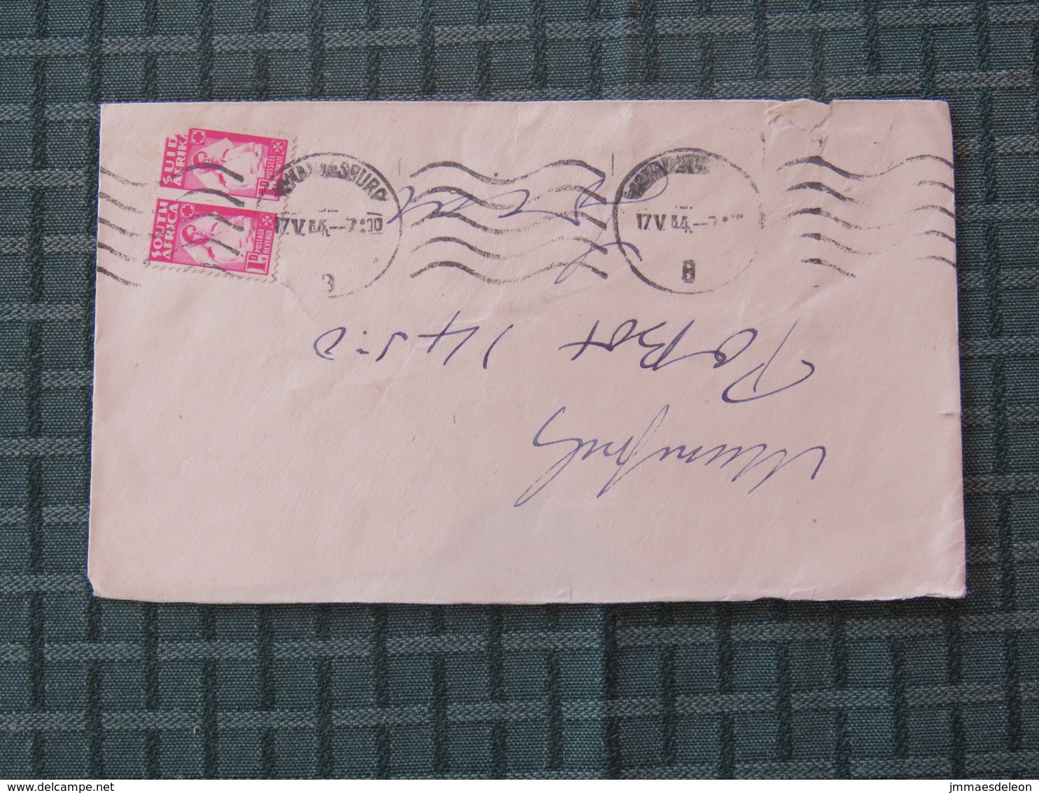 South Africa 1944 Cover Johannesburg To Johannesburg - Nurse - Red Cross - Lettres & Documents