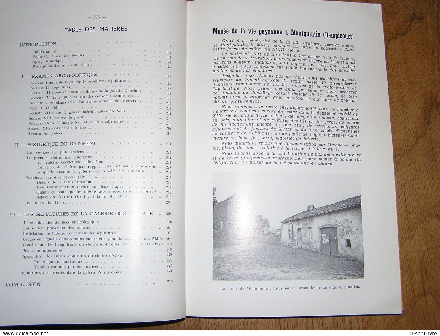 LE PAYS GAUMAIS 1963 et 1964 Gaume Archéologie Abbaye Orval Saint Vincent Saint Mard Forge Roussel Seigneurie Beuveille