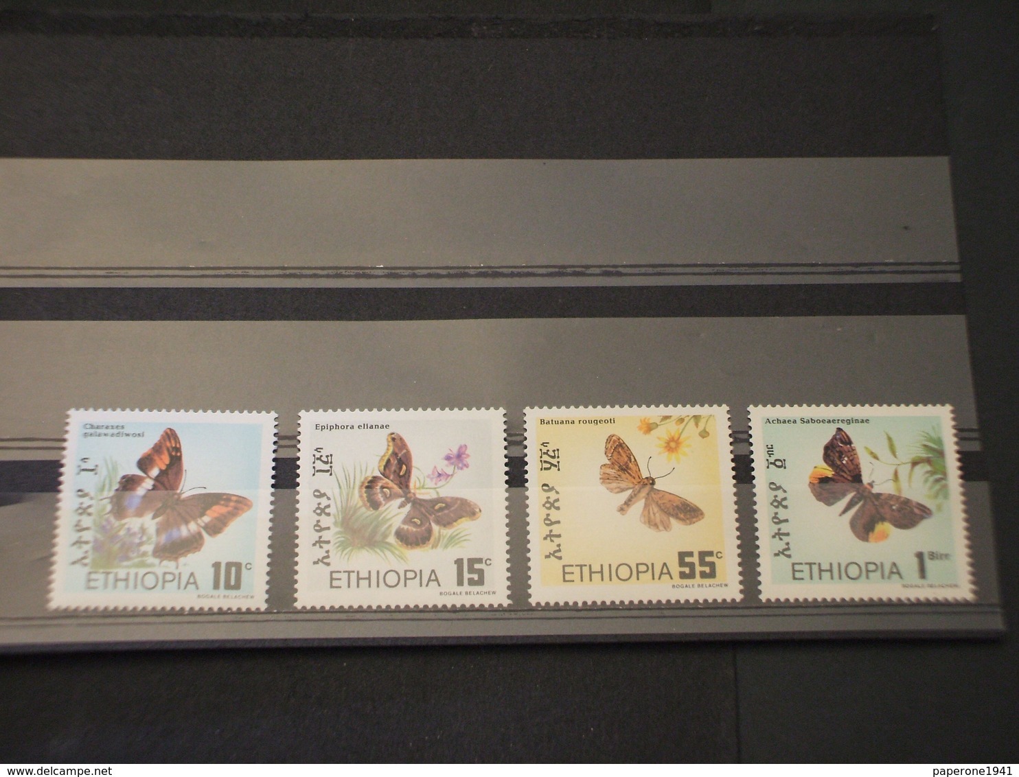 ETHIOPIA - 1983 FARFALLE 4 VALORI - NUOVI(++) - Etiopía