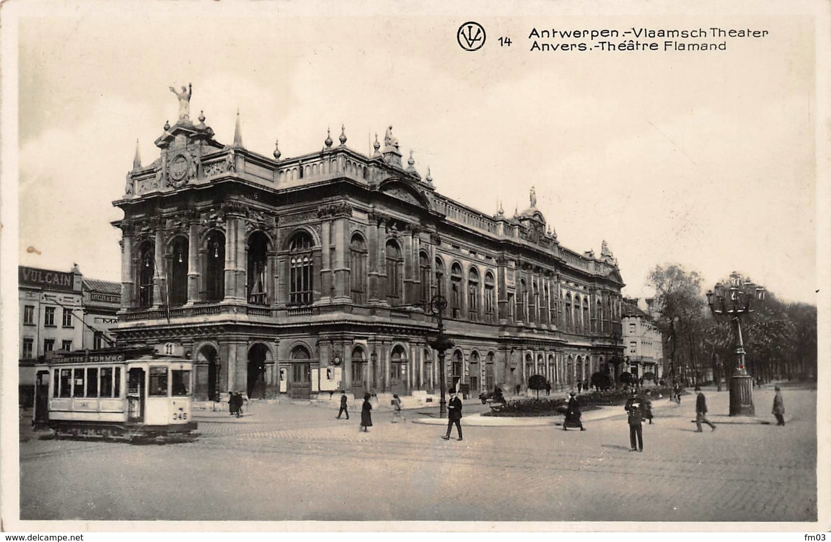 Antwerpen Anvers Tram Tramway Cigarettes Turmac Théâtre 14 VL - Antwerpen