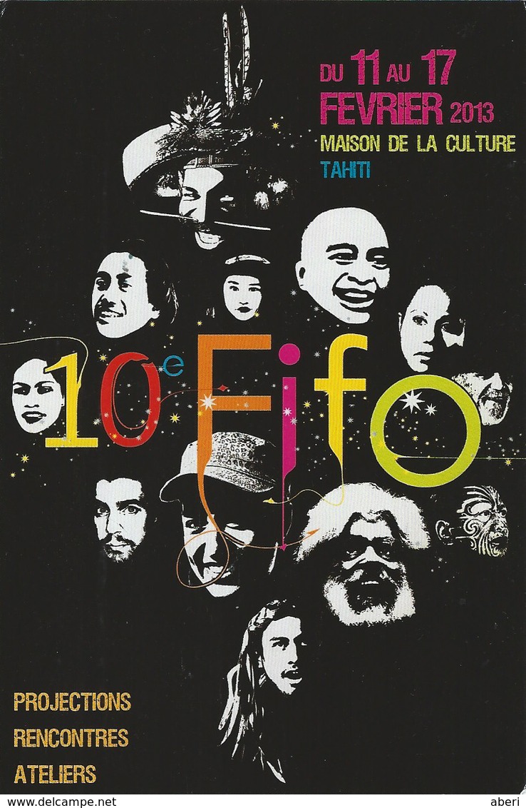 13083  10é Festival Du FILM OCÉANIEN - TAHITI - POLYNÉSIE FRANÇAISE - Lettres & Documents