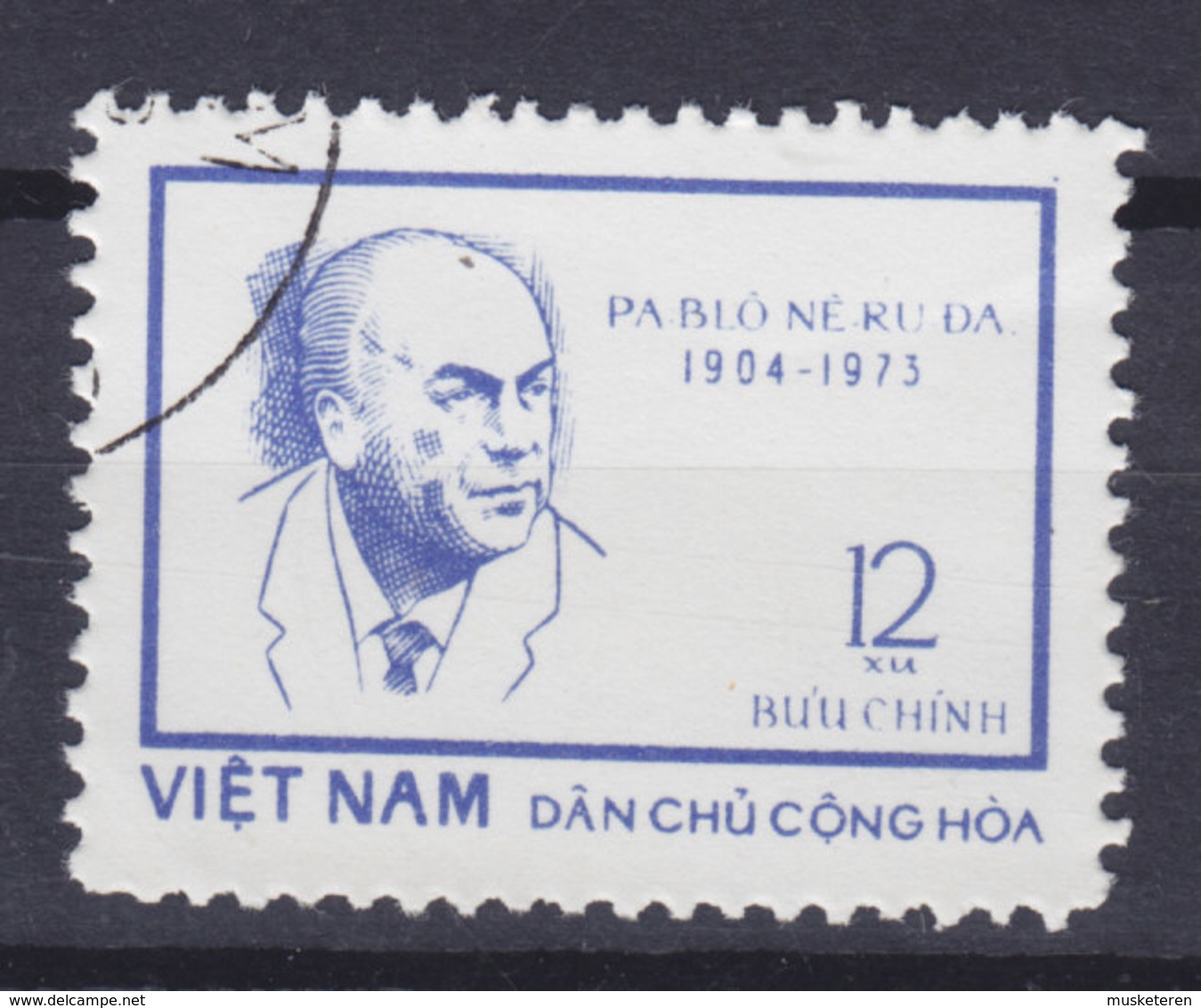 Vietnam 1974 Mi. 779    12 Xu Dichter Pablo Neruda - Vietnam