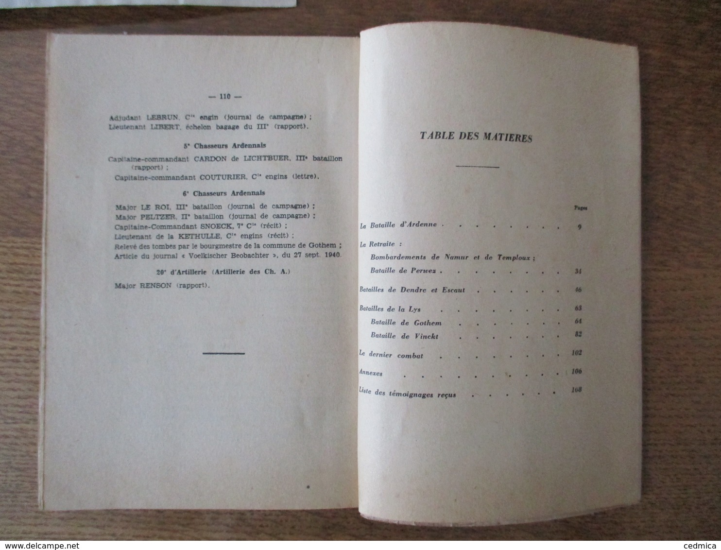LES CHASSEURS ARDENNAIS AU COMBAT XAVIER SNOECK EDITIONS J. DUPUIS FILS & Cie CHARLEROI-PARIS - Weltkrieg 1939-45