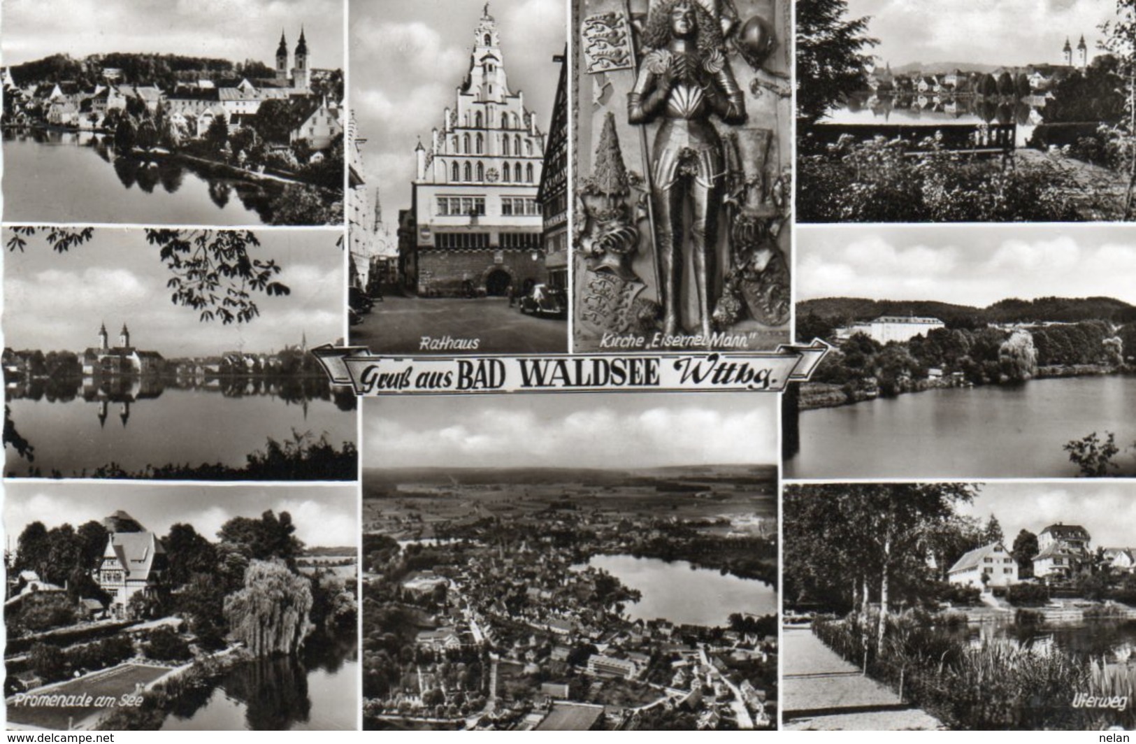 GRUSS AUS BAD WALDSEE-REAL PHOTO-  VIAGGIATA - Bad Waldsee